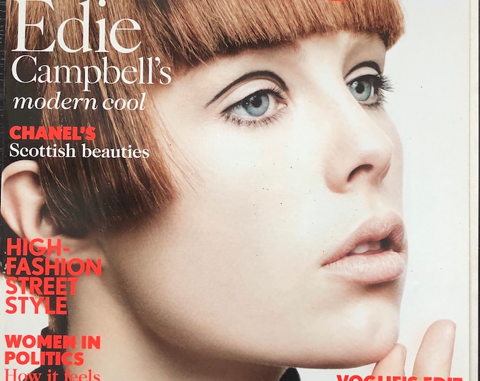 Pre-owned Vogue Magazine British 2013 - Cover Edie Campbell