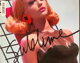 Own a piece of Vogue history-Magazine Vogue Italia cover by Steven Meisel-Iconic style & Cover Photography Fashion Models Collectible Issue!