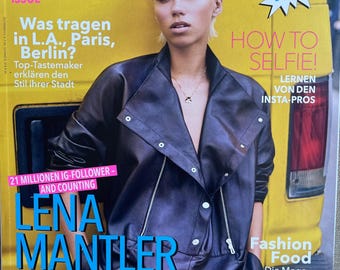 Pre-Owned Fashion collectible Instyle 2024 magazine German cover Lena Mantler