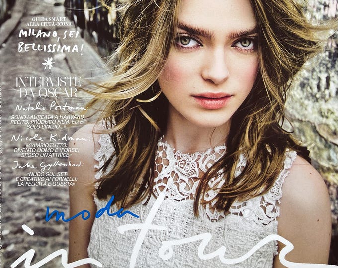 For Women who read fashion -Fashion magazine Flair Italia cover Sophie Vlaming