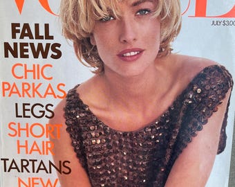 Pre-Owned Vintage rare fashion Magazine VOGUE 1989 -I conic Style Fashion Covers Photography Models & Editorials