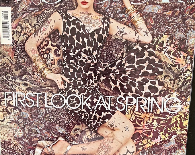 Own a piece of Vogue Italia Magazine 2007 cover Anna Molinari by Steven Meisel