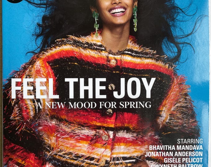 Pre-Owned Magazine Vogue UK March 2026 - cover Bhavitha Mandava -Iconic Style Fashion Covers Photography Models & Editorials