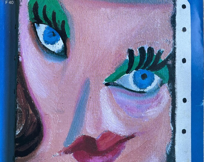 Own a piece of Vogue history -Vintage rare fashion Magazine Vogue Paris December 1985/Jan'86 David Hockney cover!