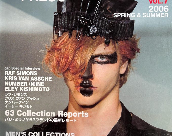 Runway-focused Fashion magazine Gap Press MEN  collections reports Paris & Milan-Japanese titles - English - Globel style inspiration