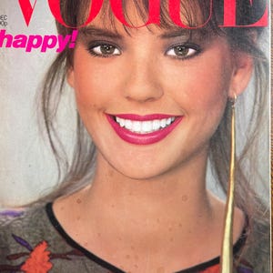 Vintage rare fashion magazine Vogue Paris December 1979-Iconic style & Cover Photography Fashion Models Collectible Issue!