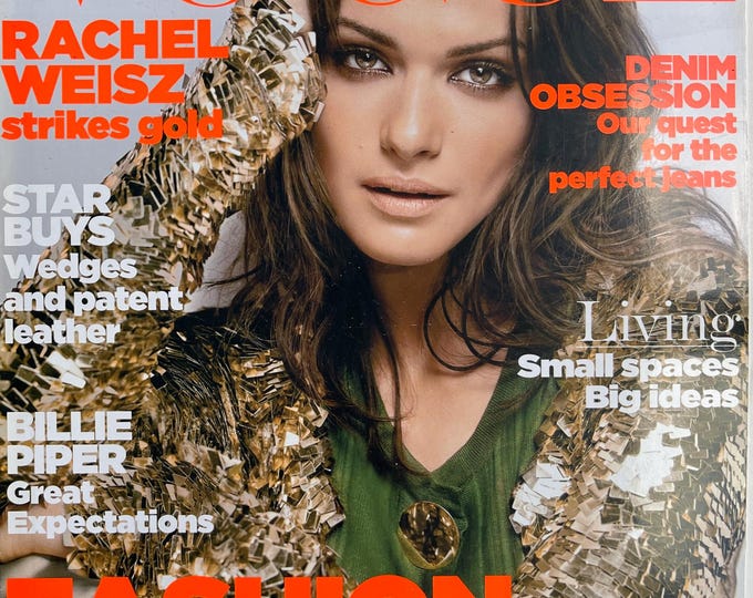 Pre-Owned magazine Vogue UK 2006 - cover Rachel Weisz