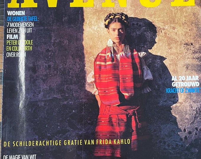 Fashion Culture - Vintage Dutch fashion glossy magazine AVENUE March 1990-Collectible Print Issue Fashion & Lifestyle-Phothograpy Culture