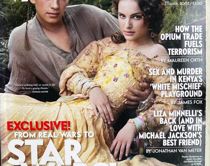 Pre-Owned Magazine Vanity Fair 2002 cover STAR WARS - Natalie Portman & HaydenChristensen