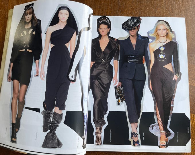 Unique rare magazine Vogue collections Paris Spring-Summer 2009 Fashion Trends Paris,Milan,London,New York!