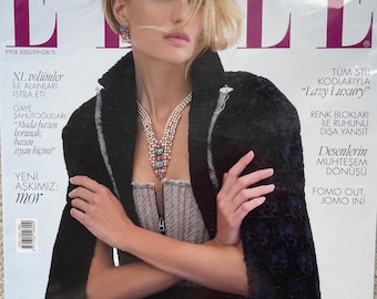For Women who read fashion -Unique fashion magazine Elle magazine new sealed Turkey