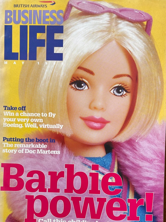 Barbie Power Business Life Magazine 1999 Etsy