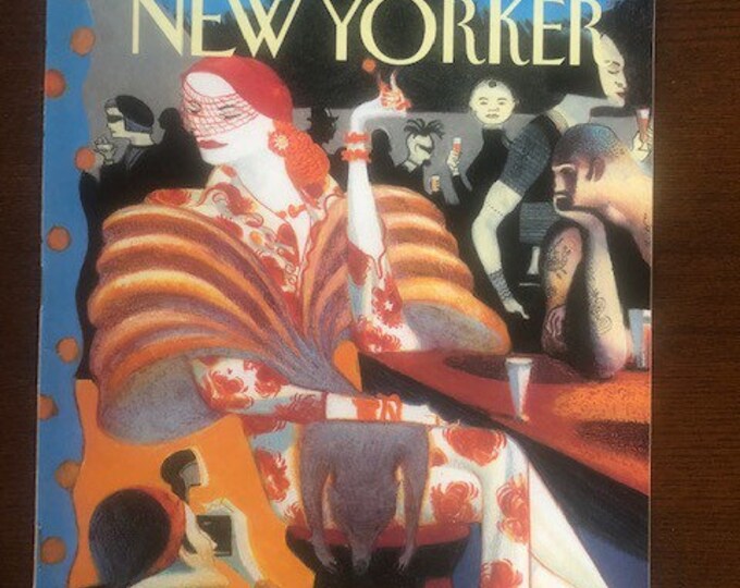 The cover's just the beginning - The New Yorker magazine Iconic Journalism & Cartoons - Collectible Issue Gift for magazine lovers!
