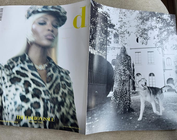 For Women who read fashion -Fashion rare magazine la Repubblica The Fashion Issue cover NAOMI!