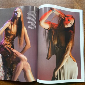 Begagnad vintagemodetidning Harper's Bazaar-omslag Scarlett Johansson! bild 3