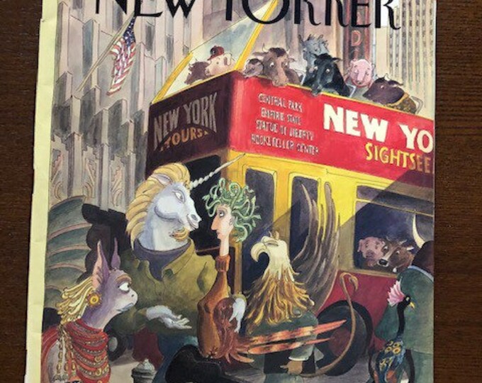 The cover's just the beginning - Magazine The New Yorker 1997 Iconic Journalism & Cartoons - Collectible Issue Gift for magazine lovers!