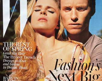 Style Inspiration - Unique fashion magazine W cover Britt & Eddie