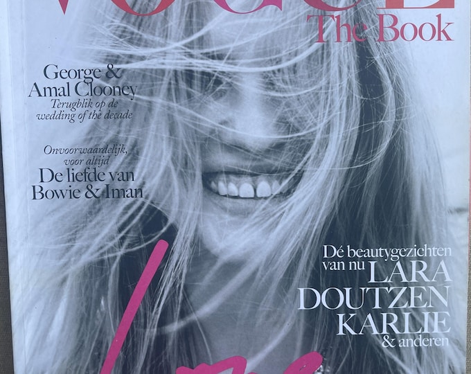 Pre-Owned Magazine Vogue Netherlands 2016 the Book cover Lara Stone