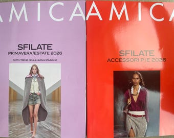 Pre-Owned rare fashion magazine AMICA Accessori/Primavera 2026