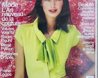 Pre-owned Magazine Vogue Paris 2000 - cover Rhea Durham - Iconic style & Cover Photography Fashion Models Collectible Issue!