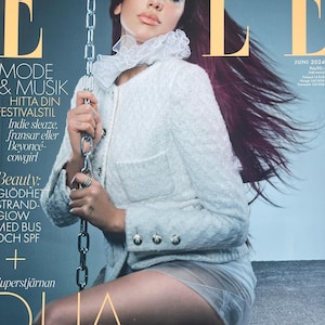 For Women who read fashion -ELLE magazine Sweden Dua Lipa