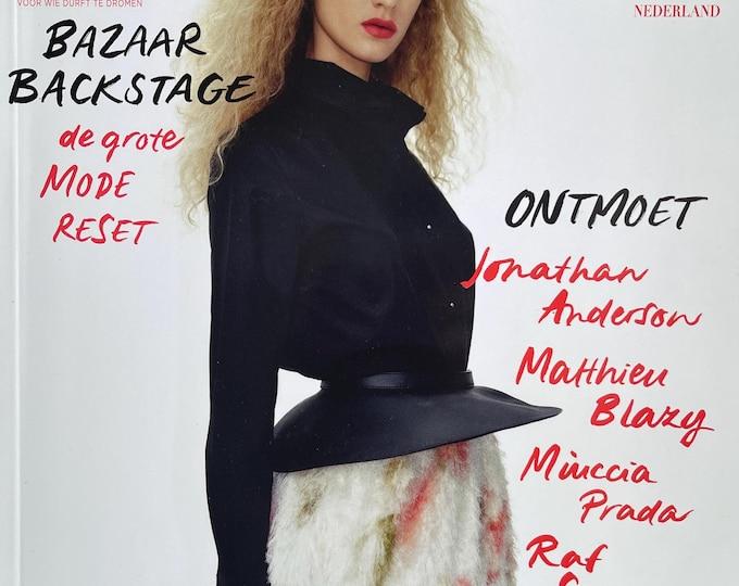 Pre-Owned Fashion rare magazine HARPER'S BAZAAR 2026 Netherlands Cover Kate van Berne