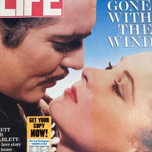 Pre-Owned LIFE Magazine September 1991-Vintage American History & Photography - Iconic Cover - Collectible Back Issue Gone with the wind