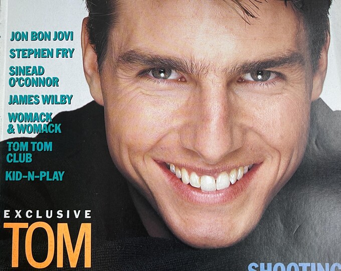 Pre-Owned Collectible - Vintage rare SKY magazine December 1988, Tom Cruise Exclusive -Iconic stories