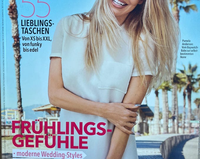 Pre-Owned Fashion collectible Instyle 2025 magazine German cover Pamela Anderson