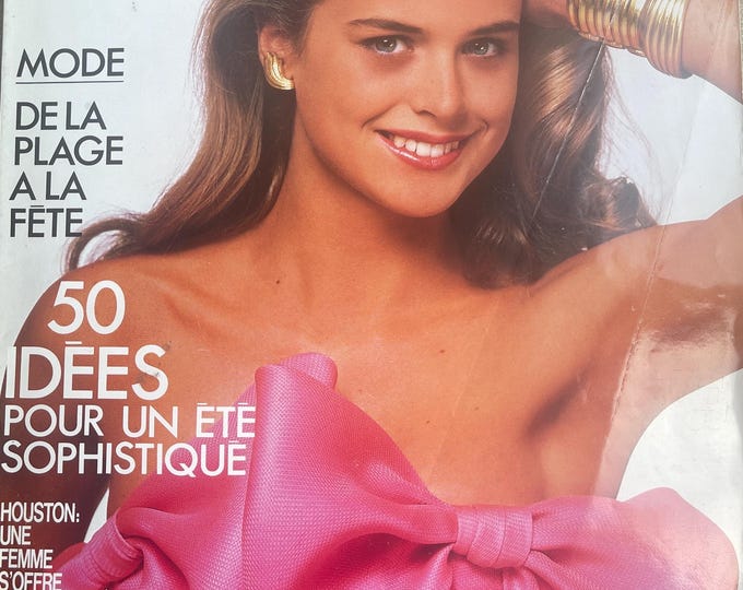 Pre-Owned magazine Vogue Paris 1987 - Maria Lindkvist