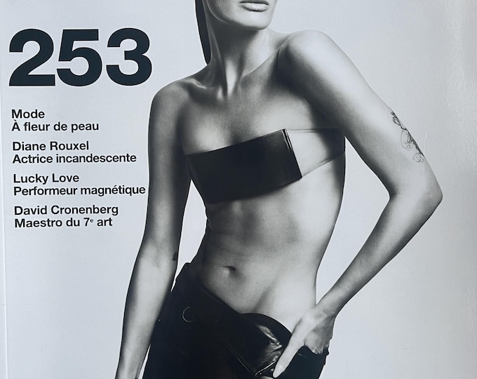 For Women who read fashion -Vintage fashion magazine NUMERO 253 cover Fabien Montique