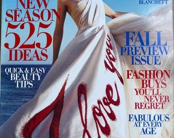 Pre-Owned Fashion rare magazine Harper's Bazaar 2005 - cover Cate Blanchett