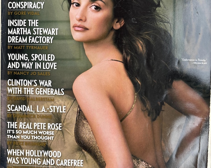 Pre-Owned Magazine Vanity Fair 2001 Penelope Cruz collectors issue