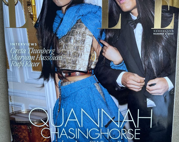fashion magazine Elle magazine Netherlands - Cover Quannah Chasinghorse by Inez & Vinoodh