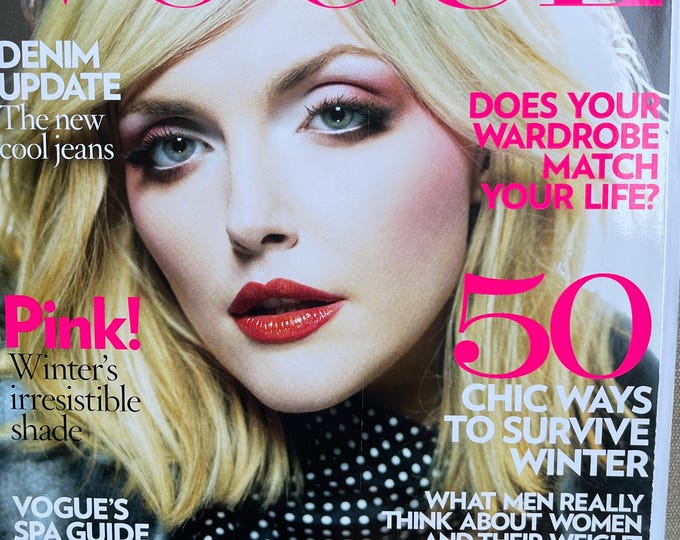 Pre-owned Vogue magazine November 2007 cover Sophie Dahl