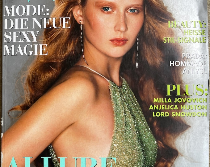 Vintage Vogue Deutsch February 2000 cover Audry