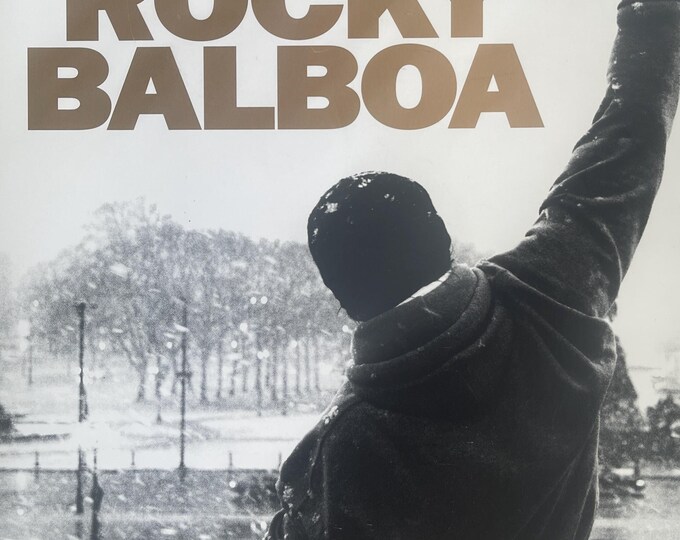 Pre-Owned vintage marketing flyer ROCKY BALBAO - Silvester Stallone- vintage advertisement!