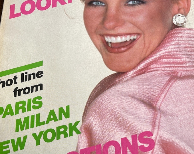 Own a piece of Vogue history -Vintage rare fashion magazine Vogue March 1979 International fashion collections!