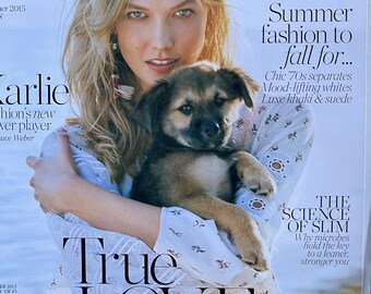 Fashion collectible magazine PORTER cover Karlie by Bruce Weber