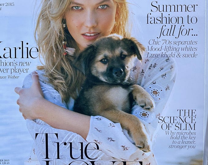 Fashion collectible magazine PORTER cover Karlie by Bruce Weber