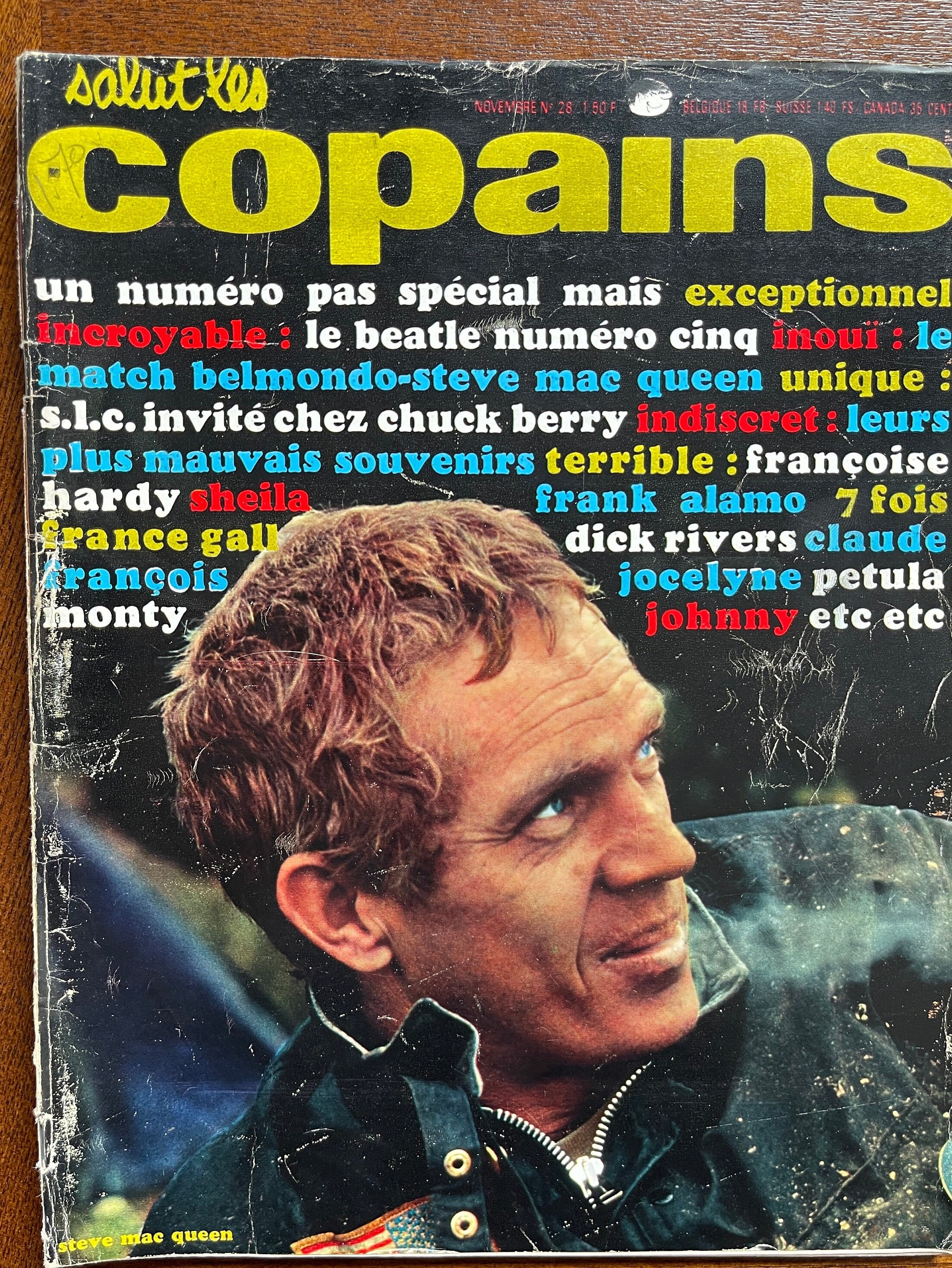 音楽文化 - ヴィンテージの希少なポップミュージック雑誌、フランスの