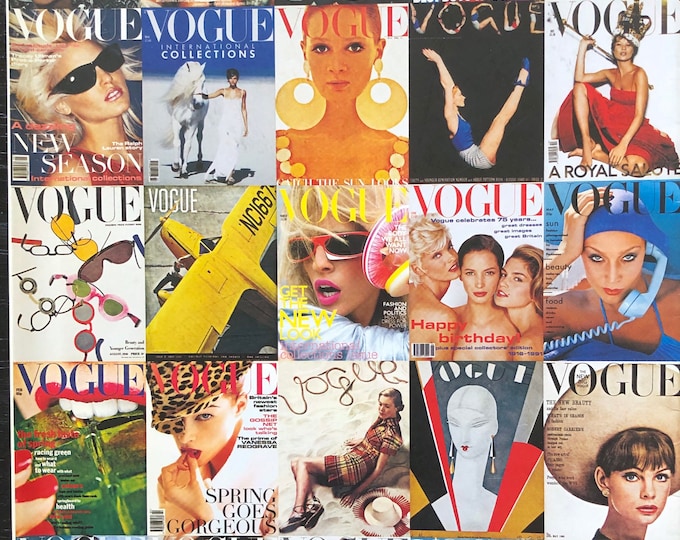 Pre-Owned Vogue magazine British December 2006 - 90 years Iconic cover collectible issue!