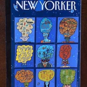 Vintage NYC Cultural magazine, no adress label on cover! Iconic Journalism & Cartoons - Collectible Issue Gift for magazine lovers!
