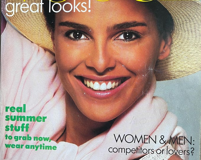 Vintage Vogue magazine June 1986