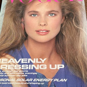 Own a piece of Vogue history -Vintage rare fashion Magazine VOGUE June 1981-Iconic Style Fashion Covers Photography Models & Editorials