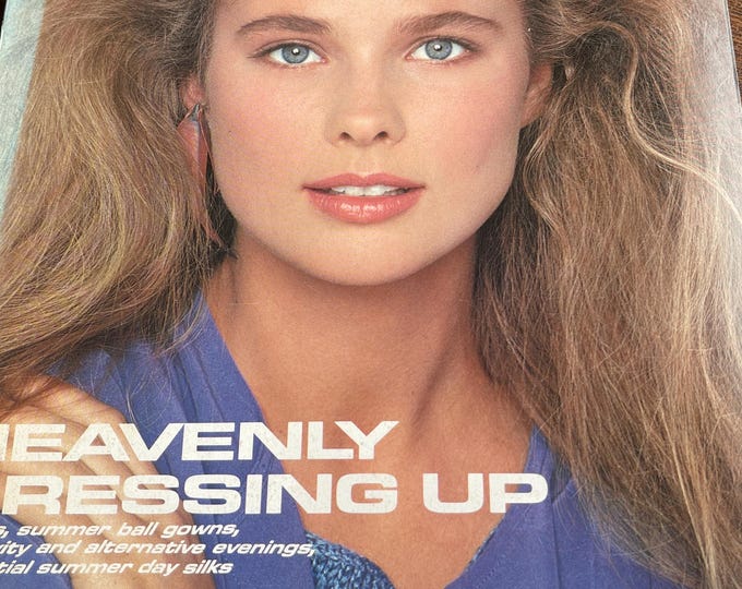 Own a piece of Vogue history -Vintage rare fashion Magazine VOGUE June 1981-Iconic Style Fashion Covers Photography Models & Editorials