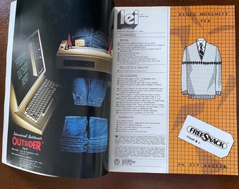 Lei イタリア・ファッション誌　80年代8冊 Lei イタリア・ファッション誌 1980年代 8冊 Lei イタリア