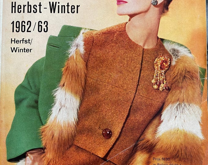 Own a piece of Fashion history - German BEYER Magazine September 1962/63-Iconic Style Fashion Covers Photography Models & Editorials