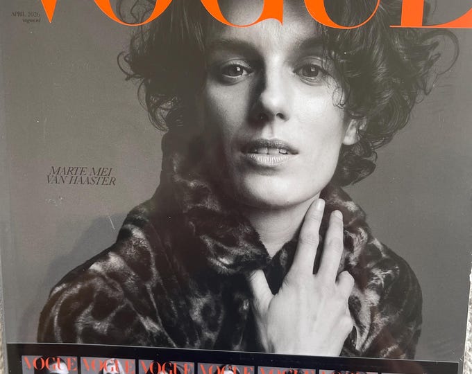 New Vogue Netherlands - April 2026 - Marte Mei van Haaster cover - special edition by Inez & Vinoodh - vintage special 7 covers!