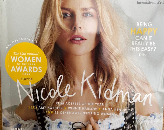 Pre-Owned Fashion magazine GLAMOR cover Nicole Kidman - Film actress the year!